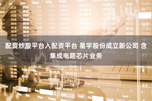 配资炒股平台入配资平台 星宇股份成立新公司 含集成电路芯片业务
